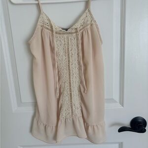 Octavia Cream Lace Detail Camisole